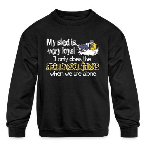 Loyal Sled - Kids' Crewneck Sweatshirt