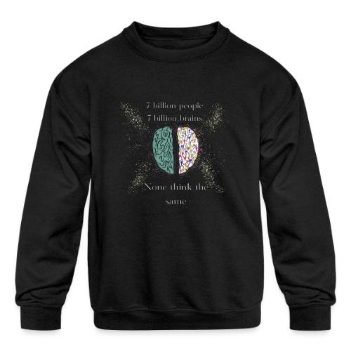 People brains - Kids' Crewneck Sweatshirt