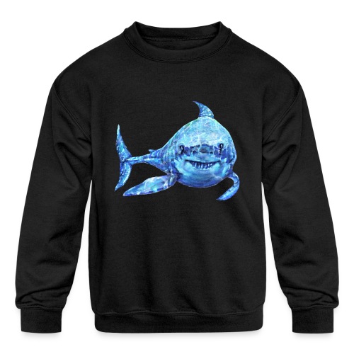sharp shark - Kids' Crewneck Sweatshirt