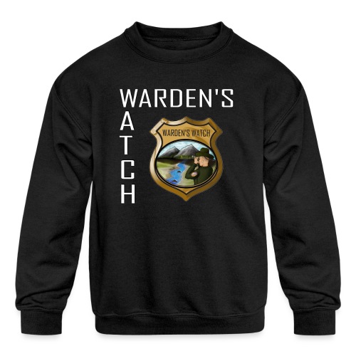 Warden's Watch - Front/Back - Kids' Crewneck Sweatshirt