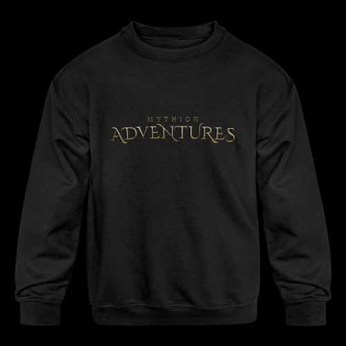 Mythion Adventures Logo - Kids' Crewneck Sweatshirt