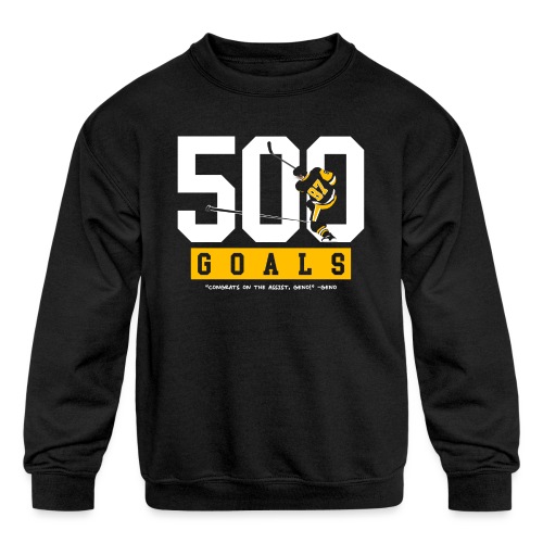 500 Goals (Geno's Version) - Kids' Crewneck Sweatshirt