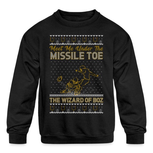 2018_missile toe - Kids' Crewneck Sweatshirt