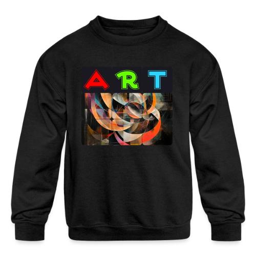Fragments of Art - Kids' Crewneck Sweatshirt