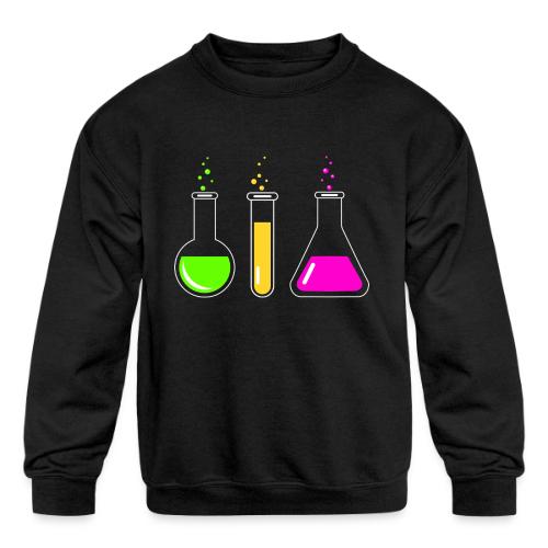 Colorful Chemistry - Kids' Crewneck Sweatshirt