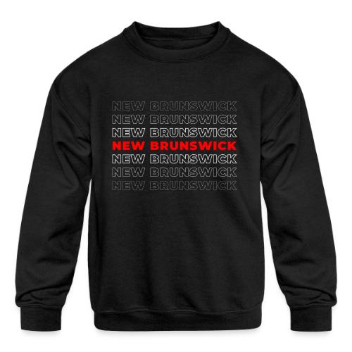 New Brunswick Style - Kids' Crewneck Sweatshirt