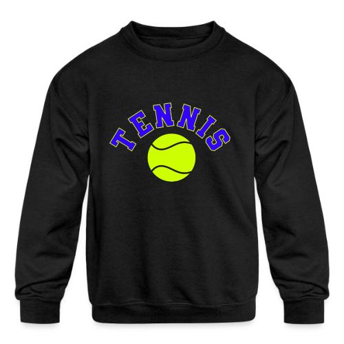 Tennis: Serve in Style - Kids' Crewneck Sweatshirt