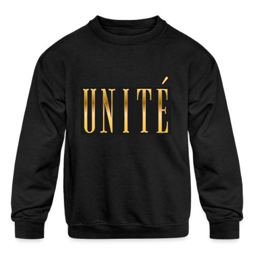 Unité Dorée - Kids' Crewneck Sweatshirt