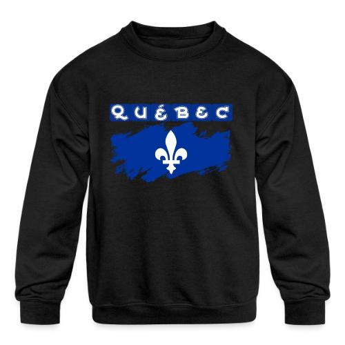 Québec la Belle province - Kids' Crewneck Sweatshirt