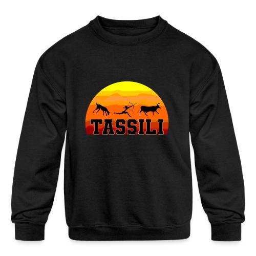 Algeria: Tassili Timeless - Kids' Crewneck Sweatshirt