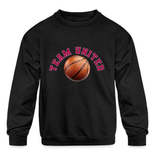 Team United Basketball Unity Design - Kids' Crewneck Sweatshirt