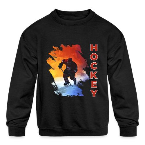 Hockey Energy - Kids' Crewneck Sweatshirt
