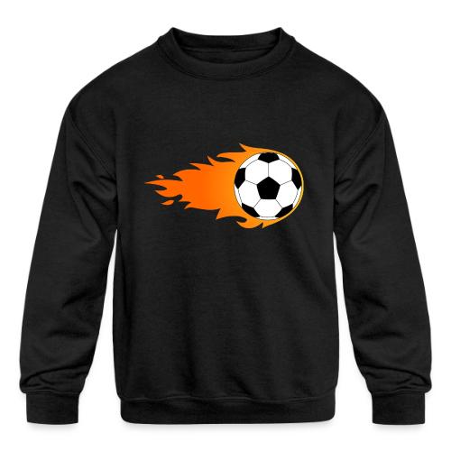 Soccer Ball - Kids' Crewneck Sweatshirt