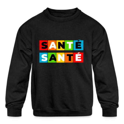 Santé en couleurs - Kids' Crewneck Sweatshirt