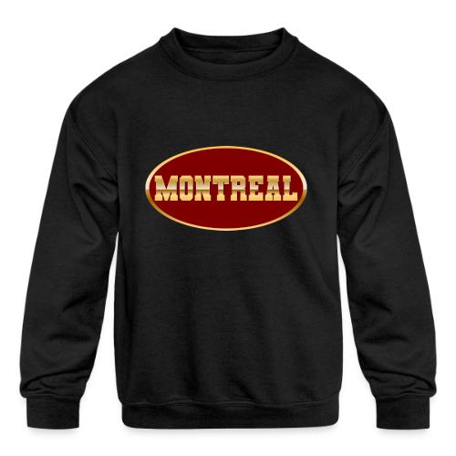 Montreal in Gold - Kids' Crewneck Sweatshirt