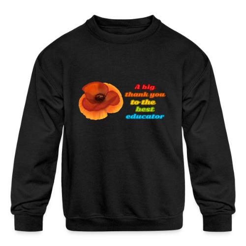 Teaching Legend - Kids' Crewneck Sweatshirt