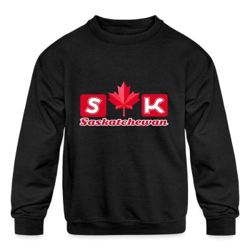 Saskatchewan, province of Canada - Kids' Crewneck Sweatshirt