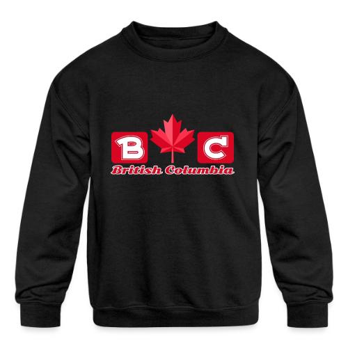 British Columbia, province of Canada - Kids' Crewneck Sweatshirt