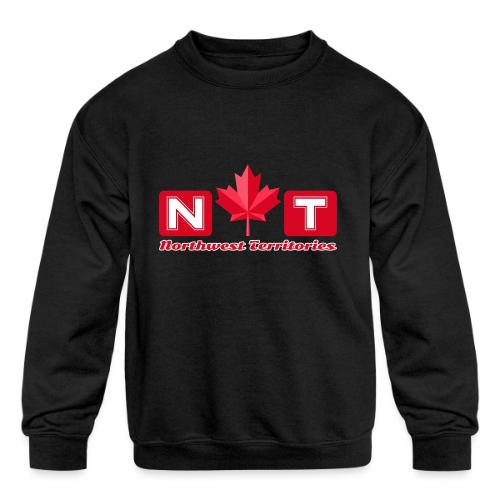 Canada: Northern Identity Emblem - Kids' Crewneck Sweatshirt