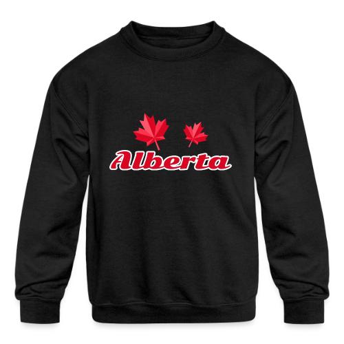 Alberta, province of Canada - Kids' Crewneck Sweatshirt