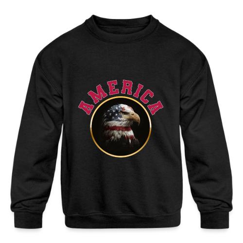 America Soars - Kids' Crewneck Sweatshirt