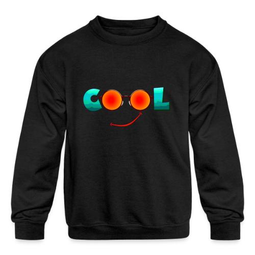 Stay Cool Chill Vibes Design - Kids' Crewneck Sweatshirt