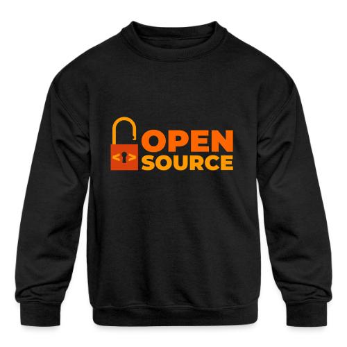 Open Source: Code is Freedom - Kids' Crewneck Sweatshirt