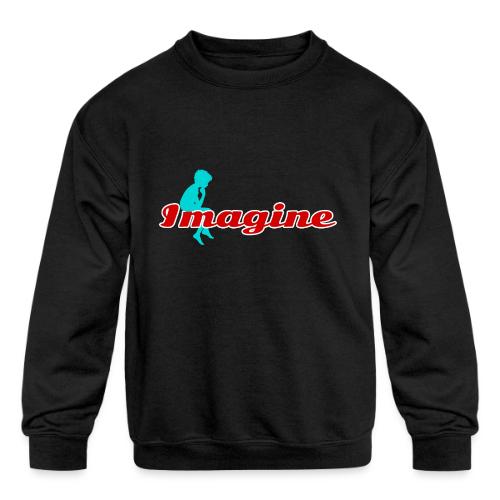 Imagine – Inspire Creativity & Dreams - Kids' Crewneck Sweatshirt
