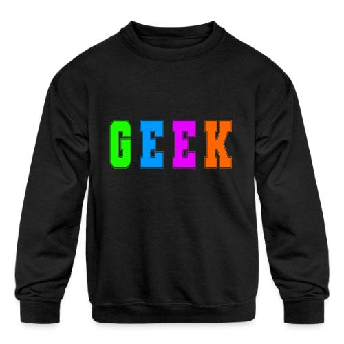 Certified Geek Mode - Kids' Crewneck Sweatshirt