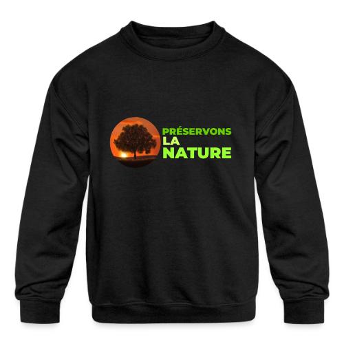 Nature protection - Kids' Crewneck Sweatshirt