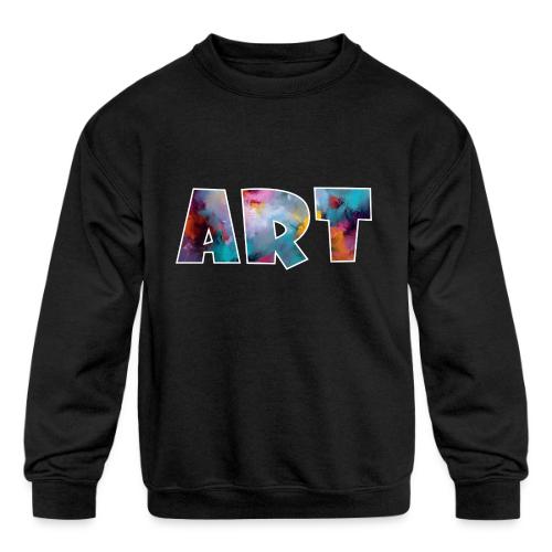 Art in Color - Kids' Crewneck Sweatshirt