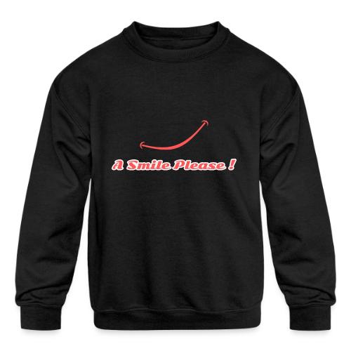 A Smile Please! - Kids' Crewneck Sweatshirt
