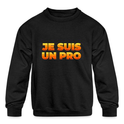 Je suis un pro - Kids' Crewneck Sweatshirt
