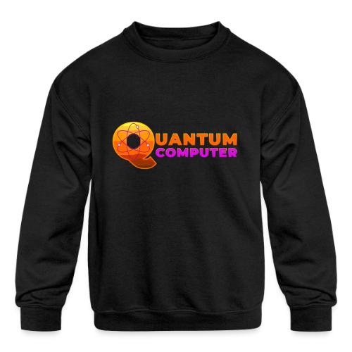Quantum computer: Quantum Logic Unleashed - Kids' Crewneck Sweatshirt
