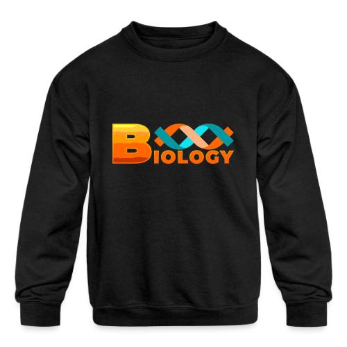 Biology: Life Unfolded - Kids' Crewneck Sweatshirt
