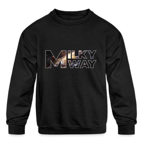 Milky Way Magic - Kids' Crewneck Sweatshirt