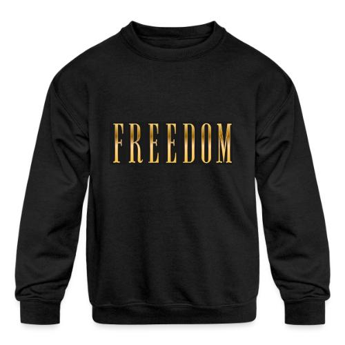Freedom Shines - Kids' Crewneck Sweatshirt
