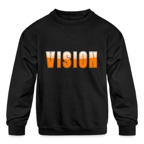 Vision Word Design - Kids' Crewneck Sweatshirt