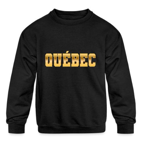 Québec - Kids' Crewneck Sweatshirt