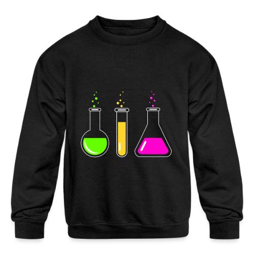 Colorful Chemistry - Kids' Crewneck Sweatshirt