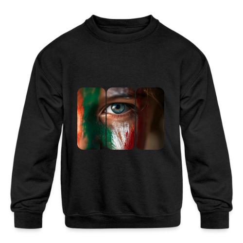 Mexico: Pride in Three Colors - Kids' Crewneck Sweatshirt
