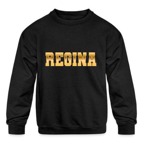 Regina - Kids' Crewneck Sweatshirt
