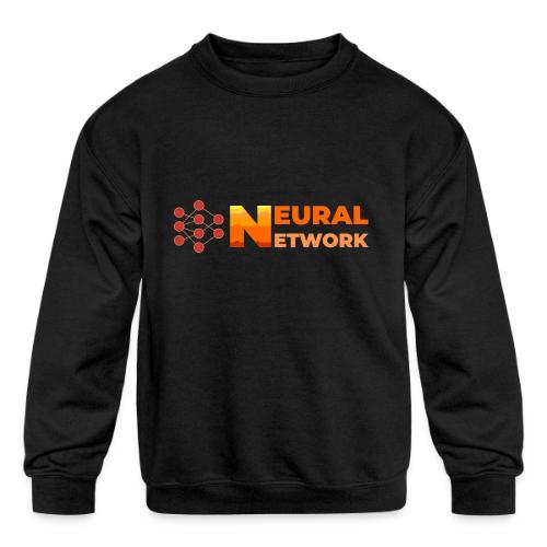Neural Network: Digital Synapses - Kids' Crewneck Sweatshirt