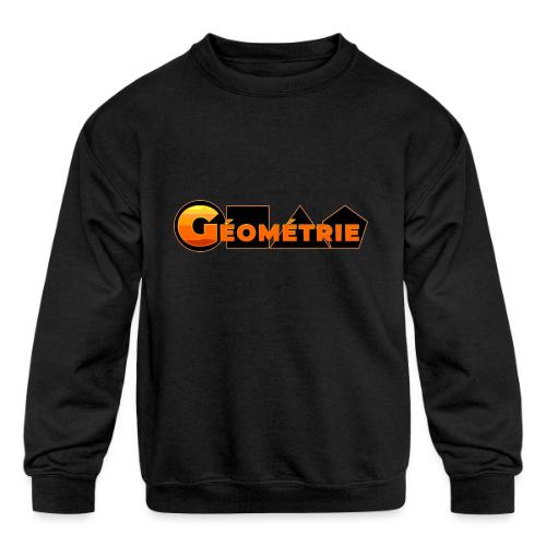 Geometry: Shapes and Figures - Kids' Crewneck Sweatshirt