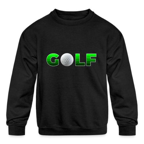 Golf Precision Wordmark - Kids' Crewneck Sweatshirt