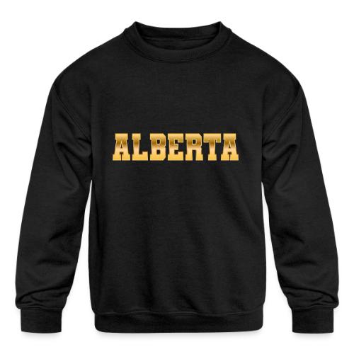 Alberta - Kids' Crewneck Sweatshirt