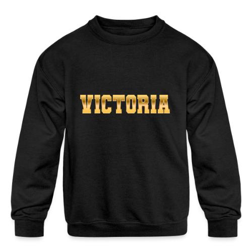 Victoria - Kids' Crewneck Sweatshirt