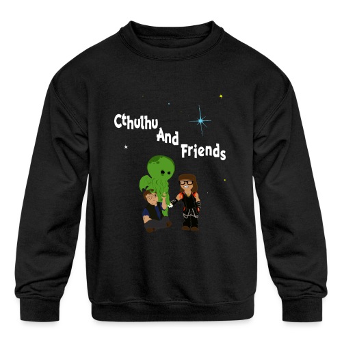 Cthulhu AND friends! - Kids' Crewneck Sweatshirt