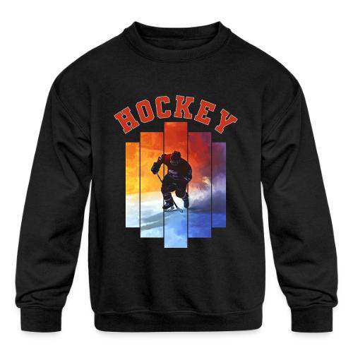 Hockey Rush - Kids' Crewneck Sweatshirt