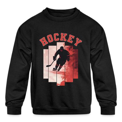 Hockey Spirit - Kids' Crewneck Sweatshirt